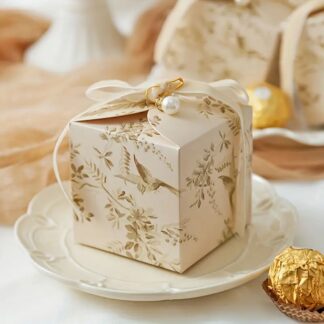 Square Wedding Favor Boxes UK