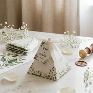 pyramid wedding favor boxes in uk