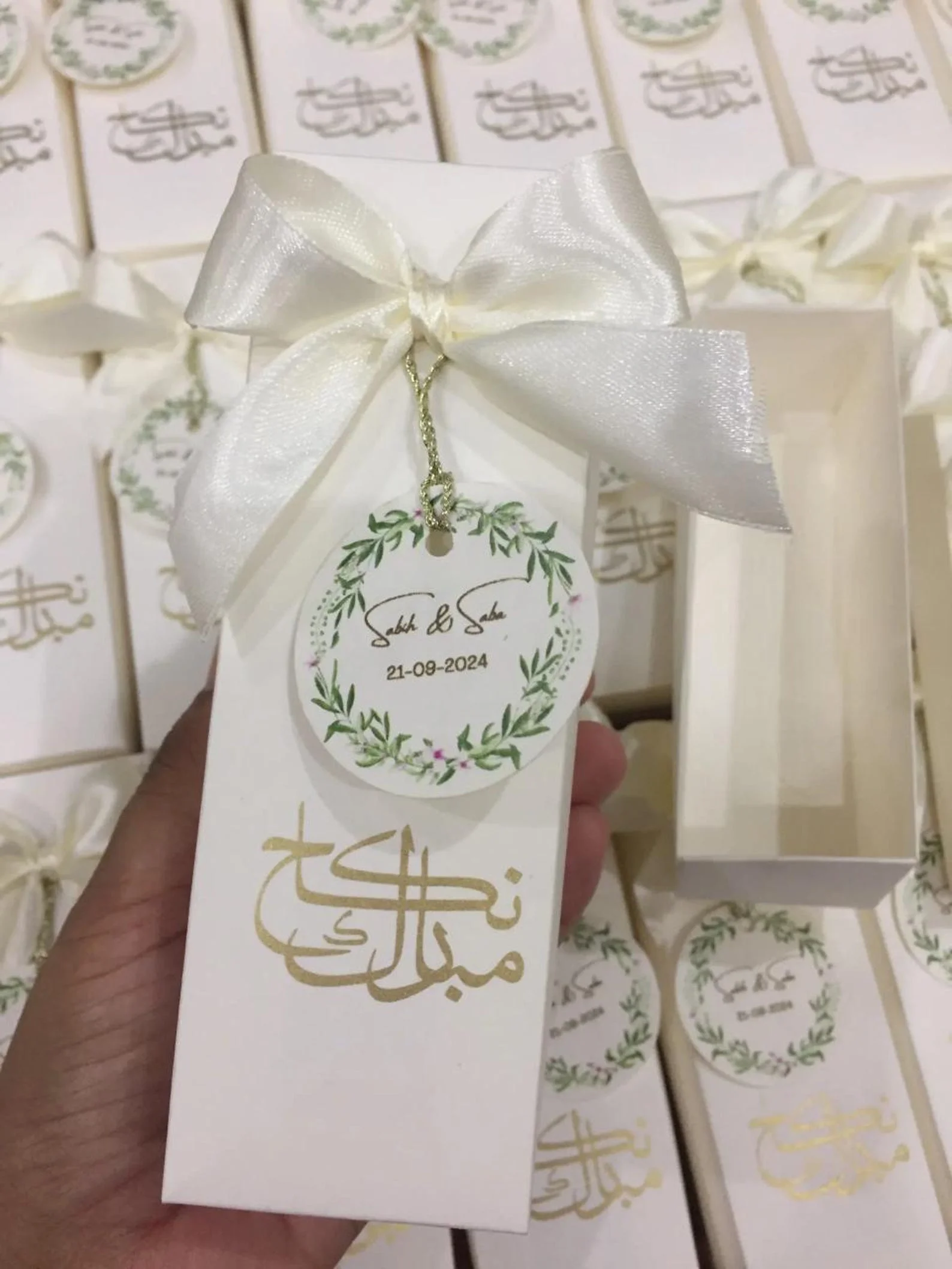 NIkkah mubarak Wedding favor boxes UK
