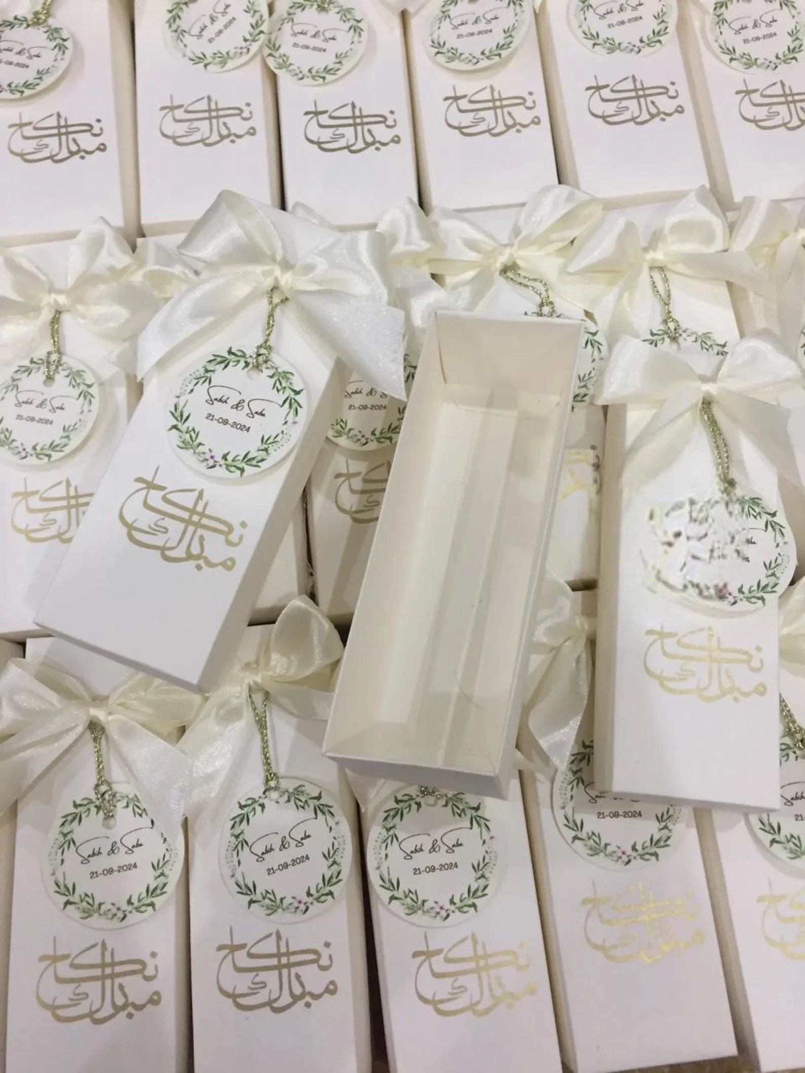 NIkkah mubarak Wedding favor boxes UK