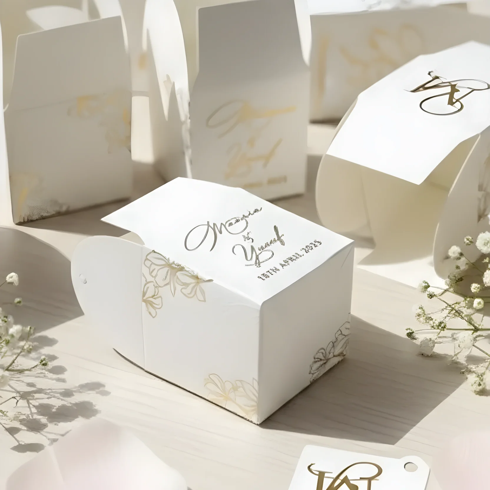 Square wedding favor boxes uk